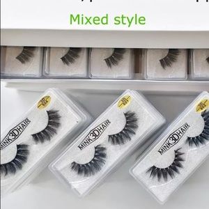 Ⓜ️&Ⓜ️ 3 for $7 ,3D mink lashes  or $7 per singles.